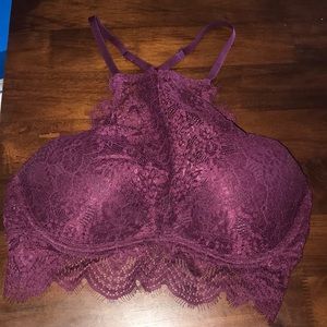 New Racerback Merlot Victoria’s Secret Pink Bra
